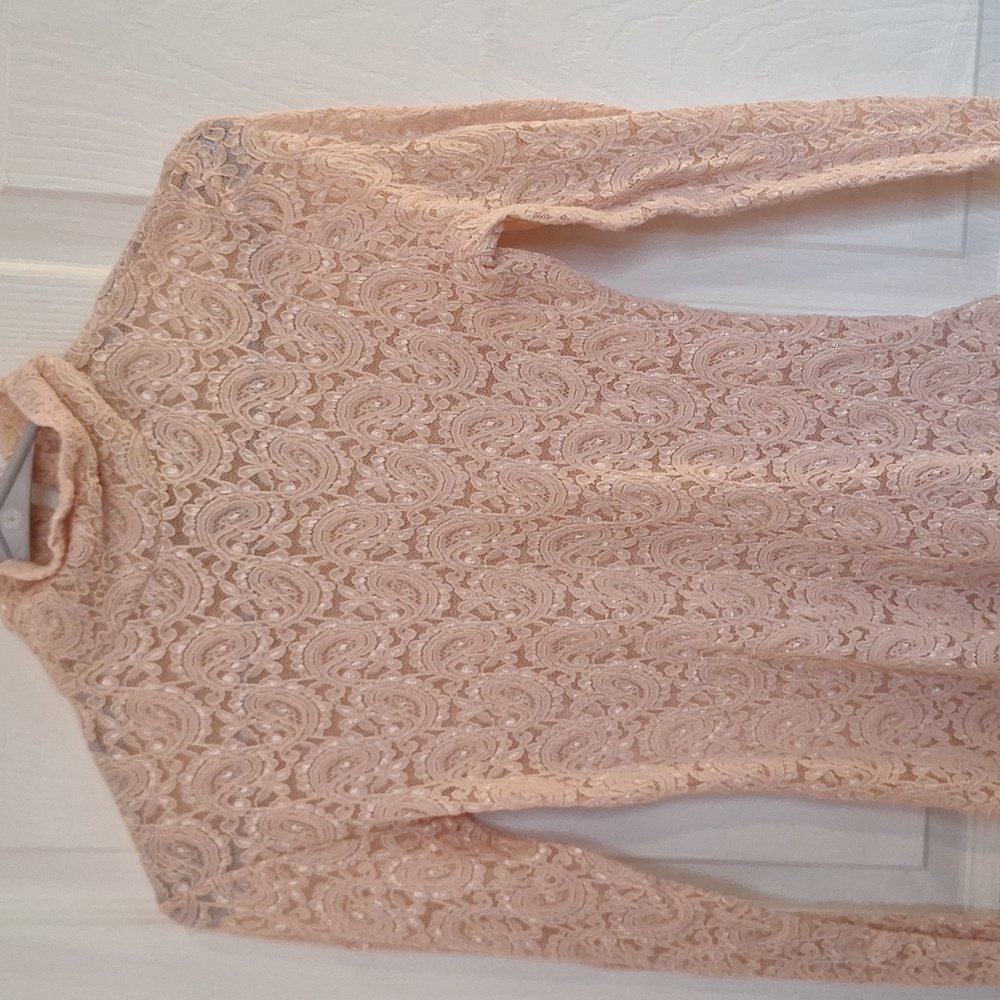 Womens knitted lace blouse